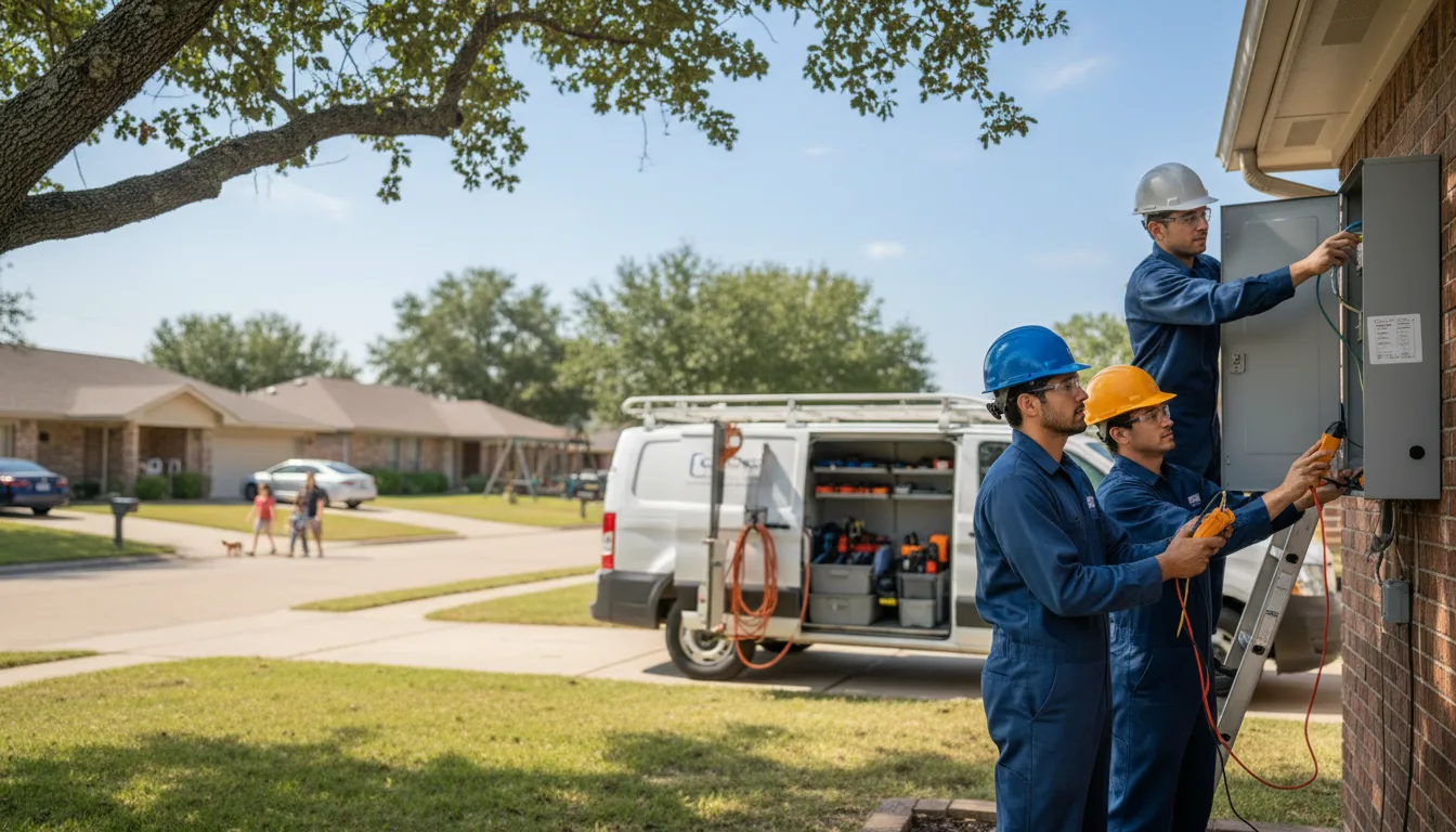 Certified electrician providing emergency electrical services in Meriden, WY